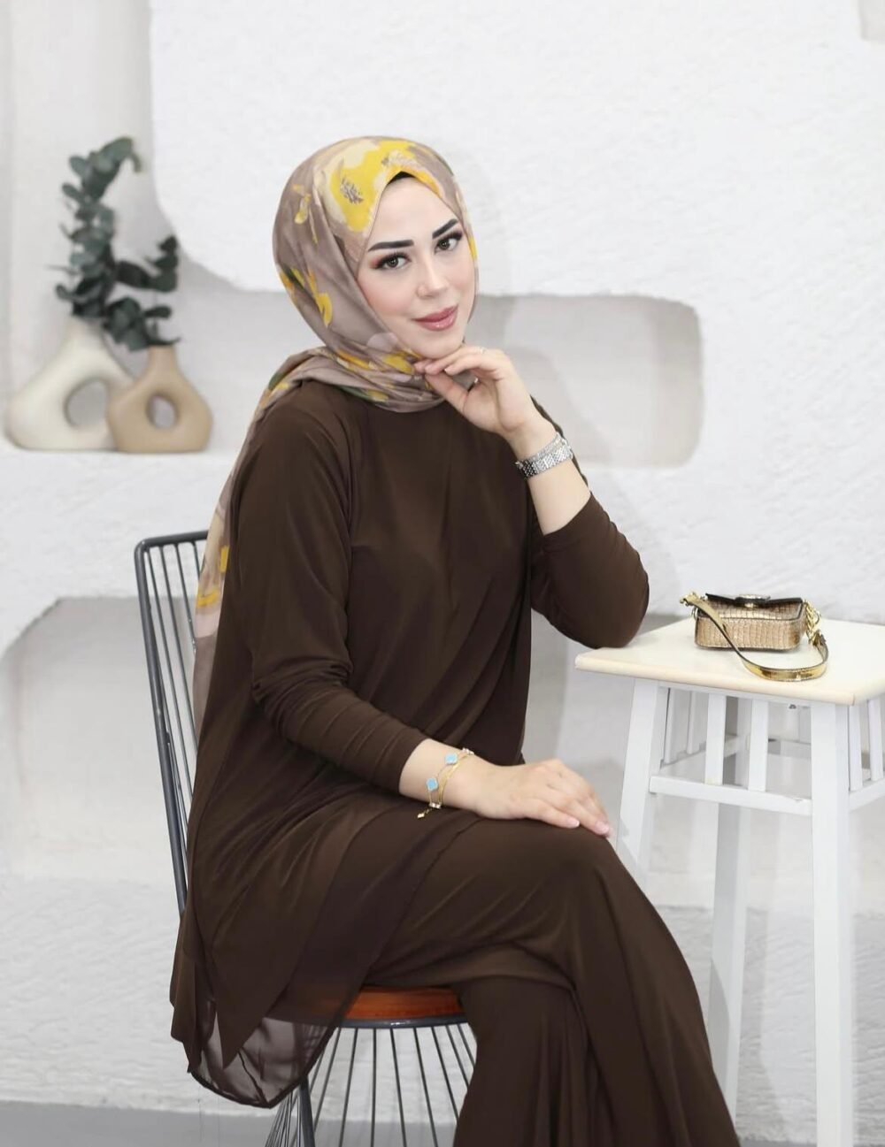 Tül Detaylı Jarse Alt Üst Takım - Görsel 5